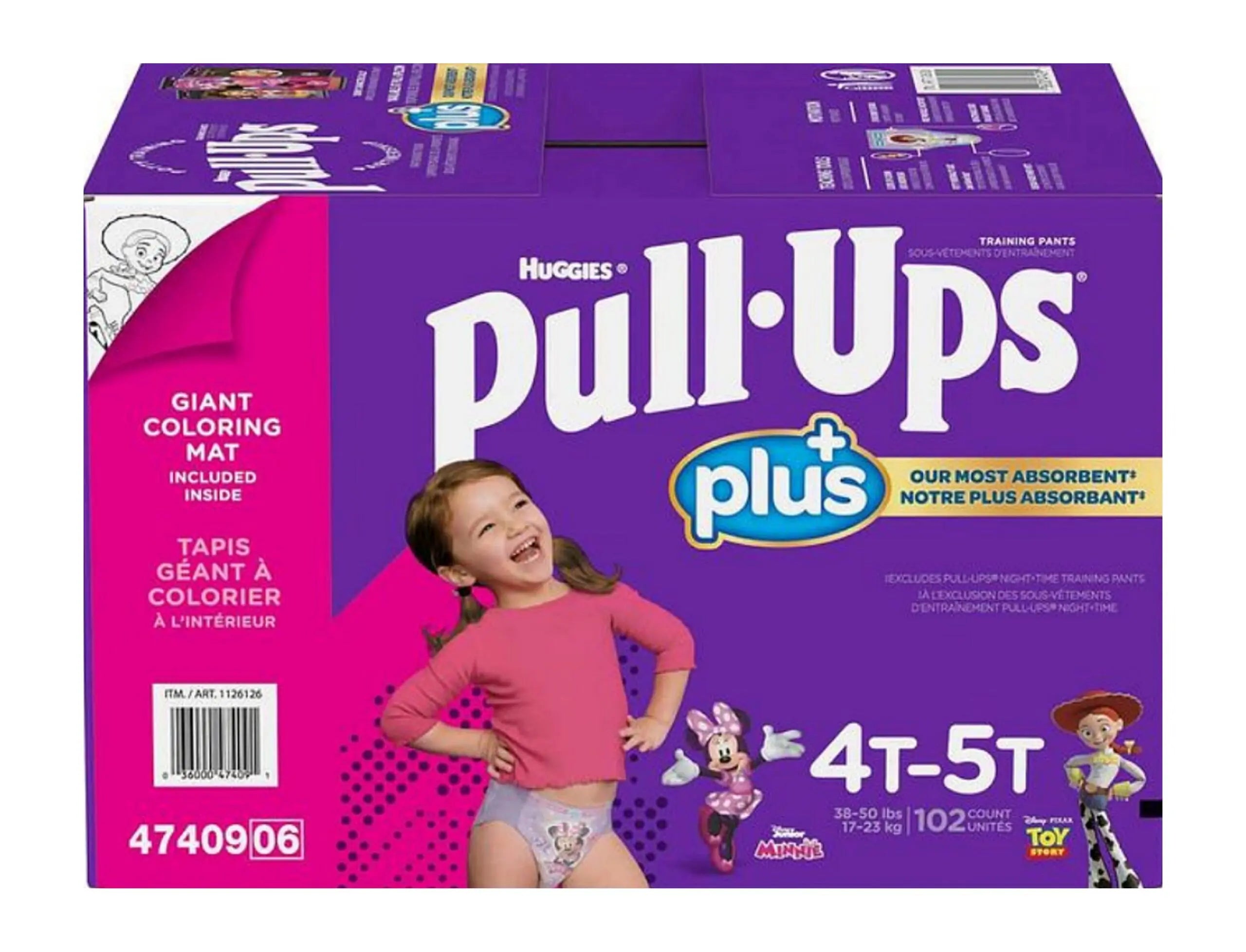 Huggies Pull-Ups Girl 4T–5T (Roll)