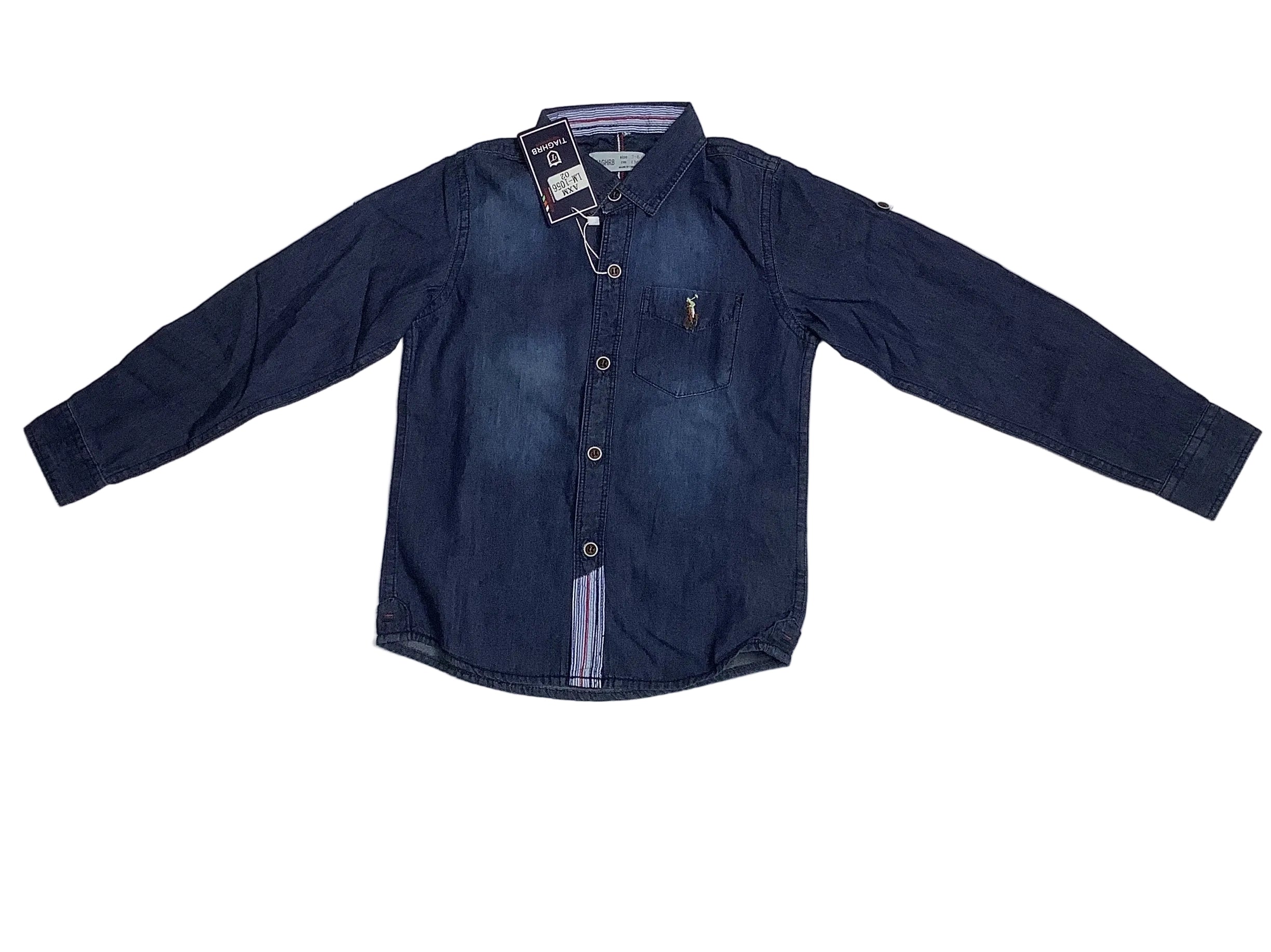 Tiaghrb Kids Long Sleeve Shirt(Style:LM-1056)