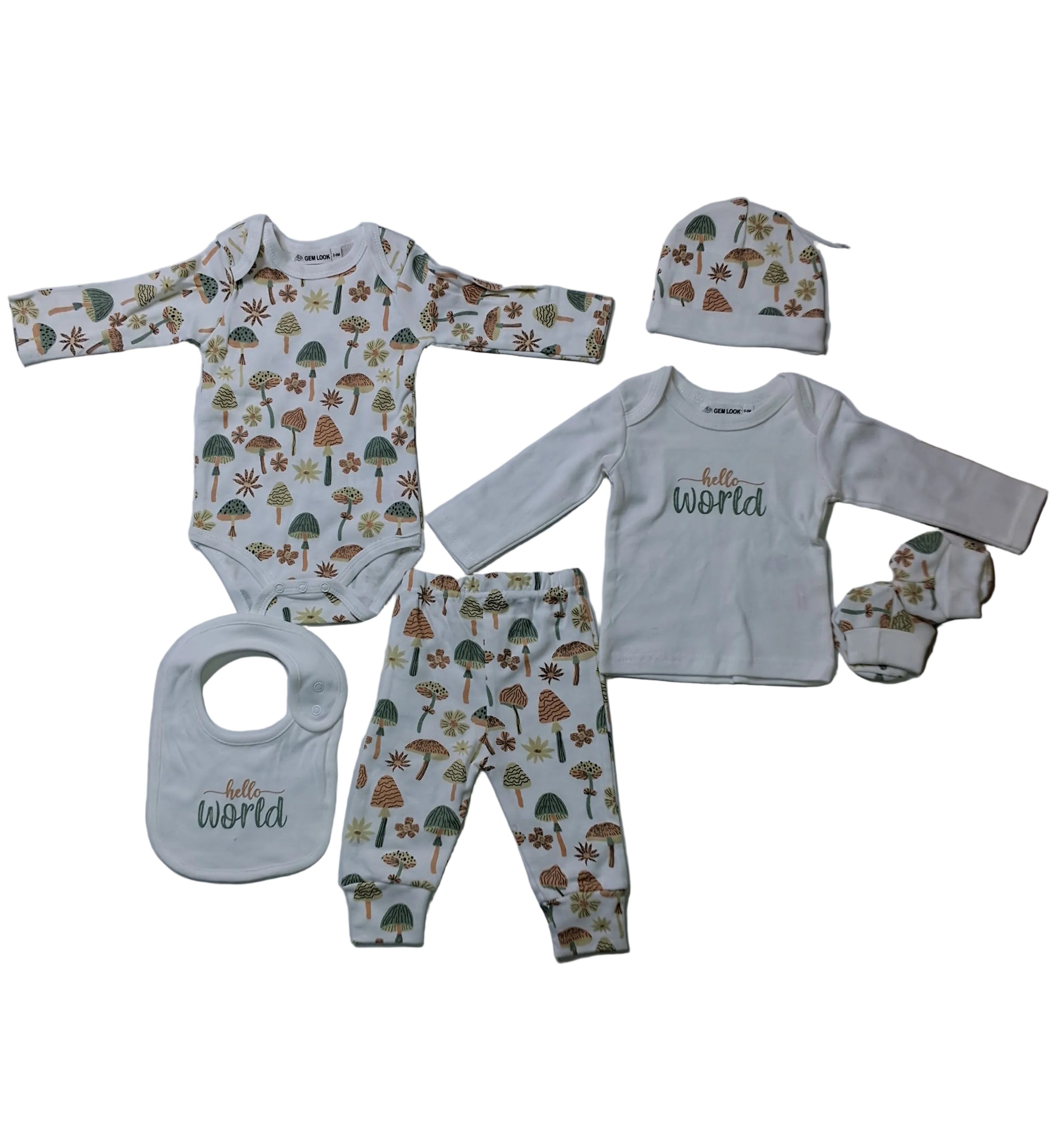 Gem Look Australia 6 Piece Set.
