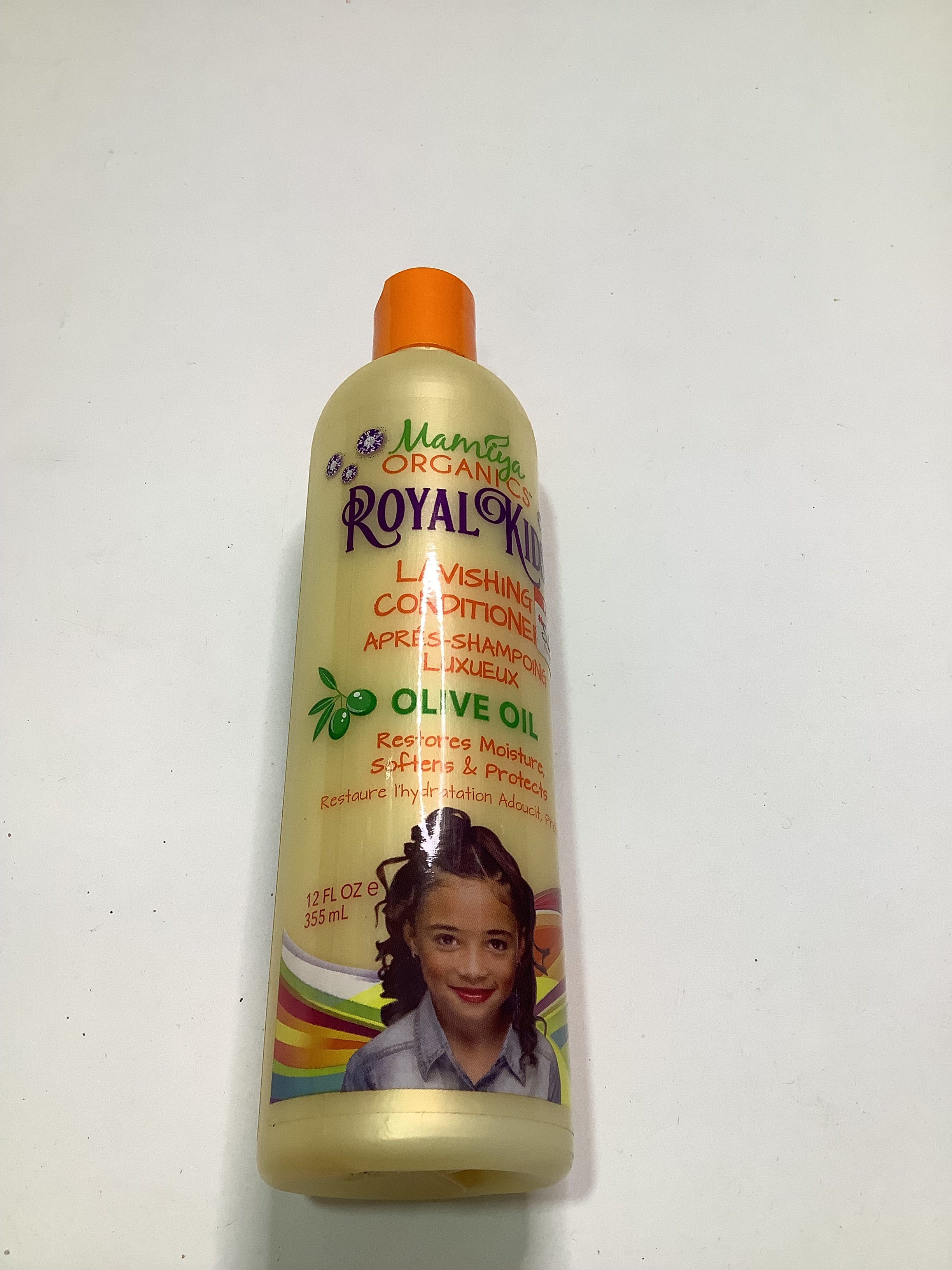 Mamiya Organics Royal Kids Lavishing Conditioner (Olive Oil) 355ml.