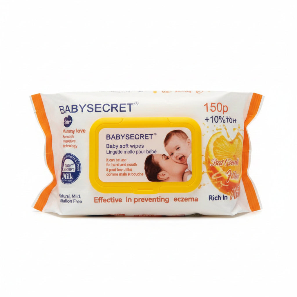 Baby Secret Wipes With Vitamin (150p)