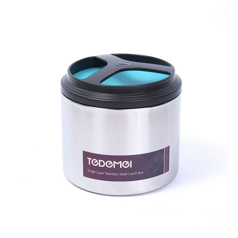 Tedemei Single Layer Stainless Steel Lunch Box 1L.