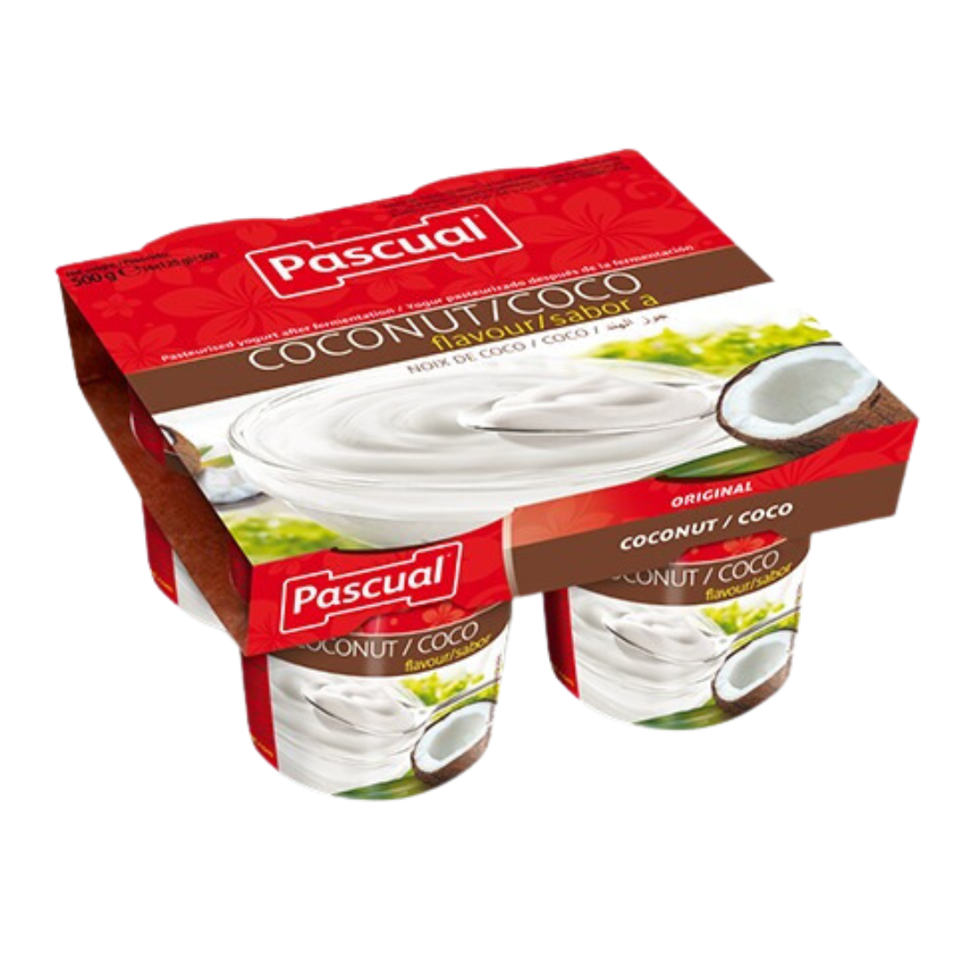 Pascual Coconut Flavoured Yoghurt (4pk)