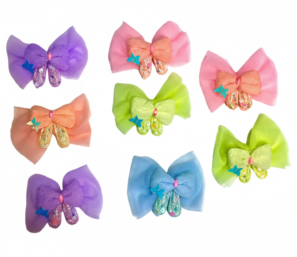 Huayingbingfen Flower Colourful Girl's Hair pin