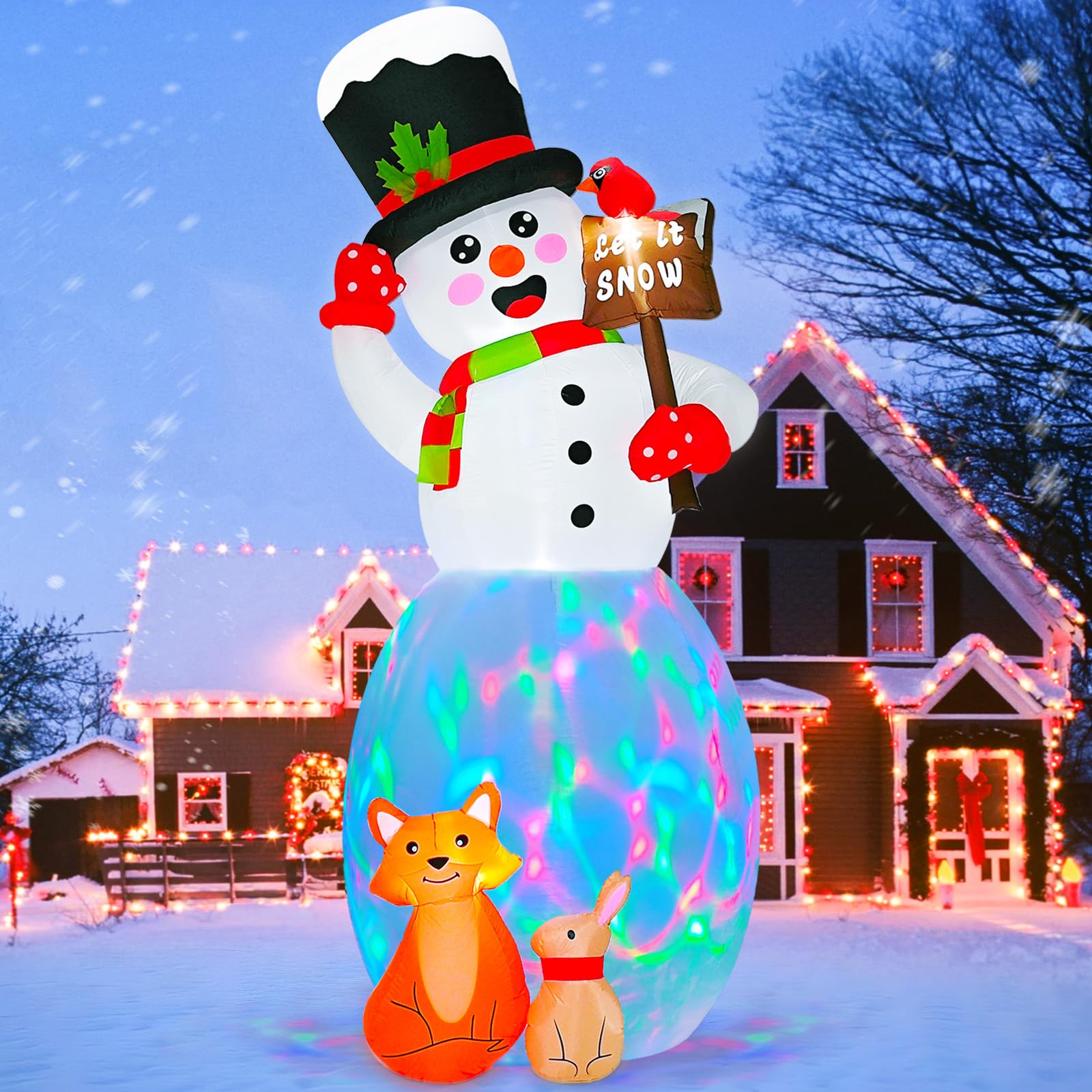 Let It Snow Christmas Deco