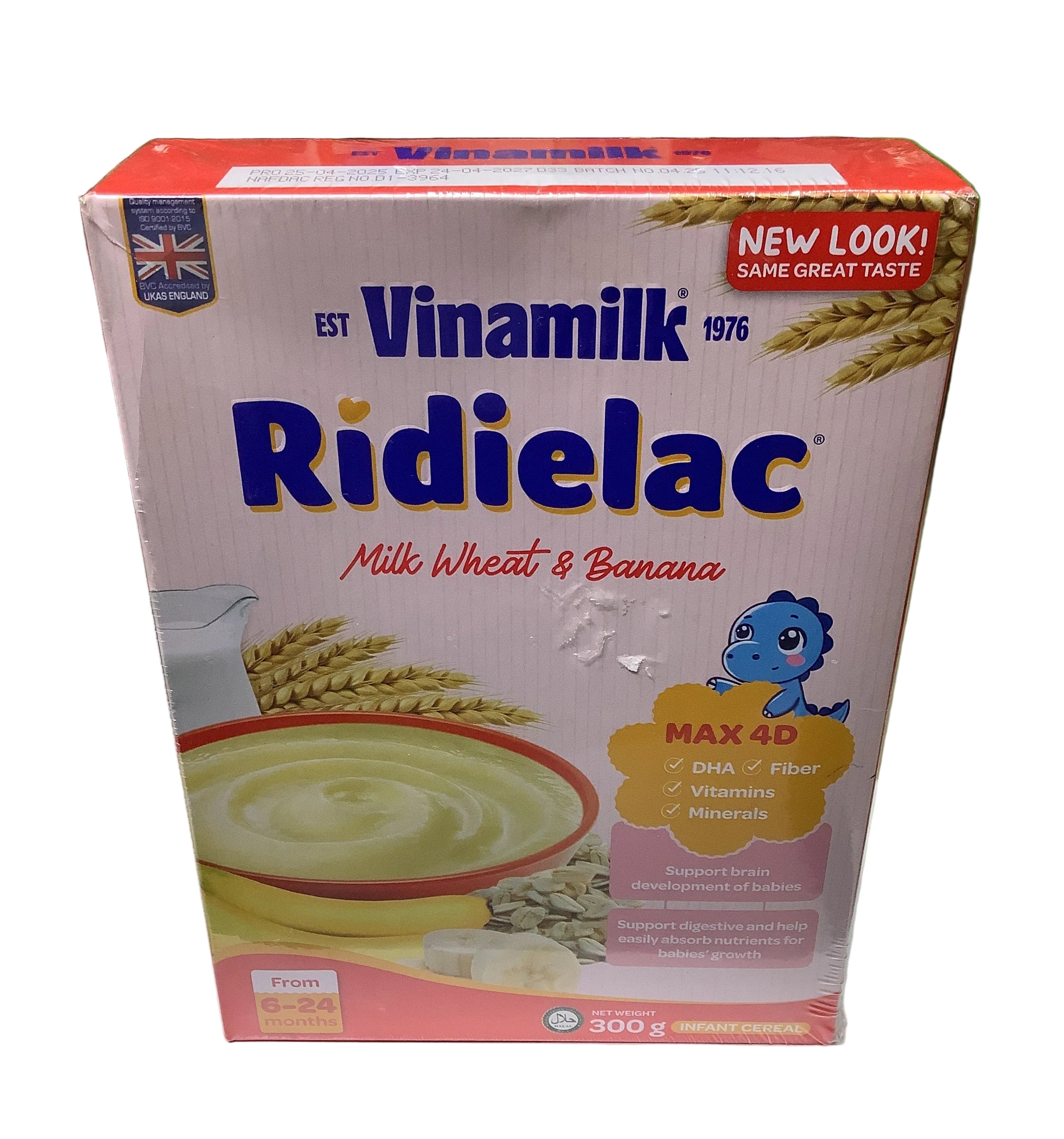 Ridielac Milk Wheat & Banana (6-24months)300g