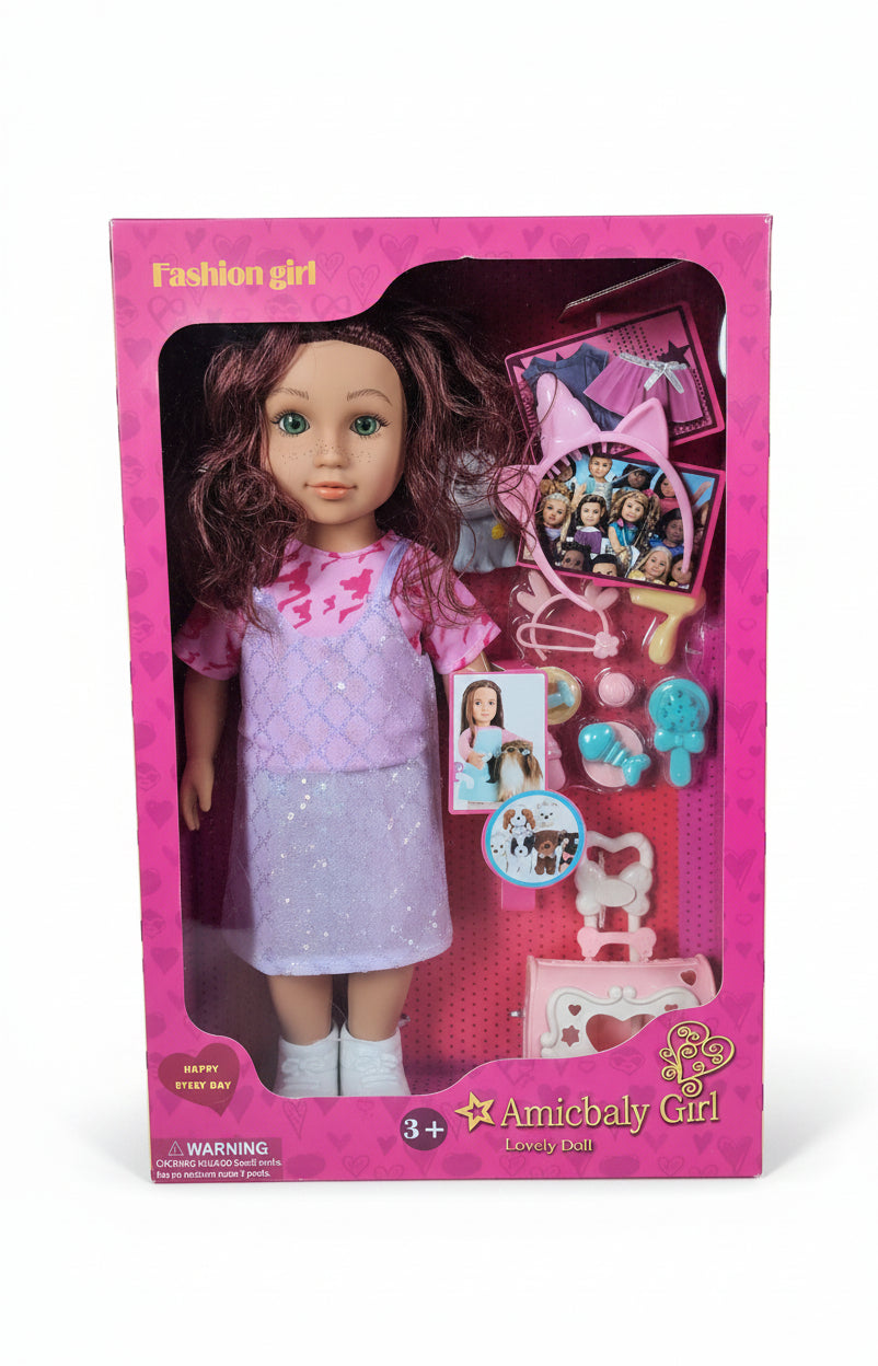 Amicbaly Girl Lovely Doll (Fashion GirL).