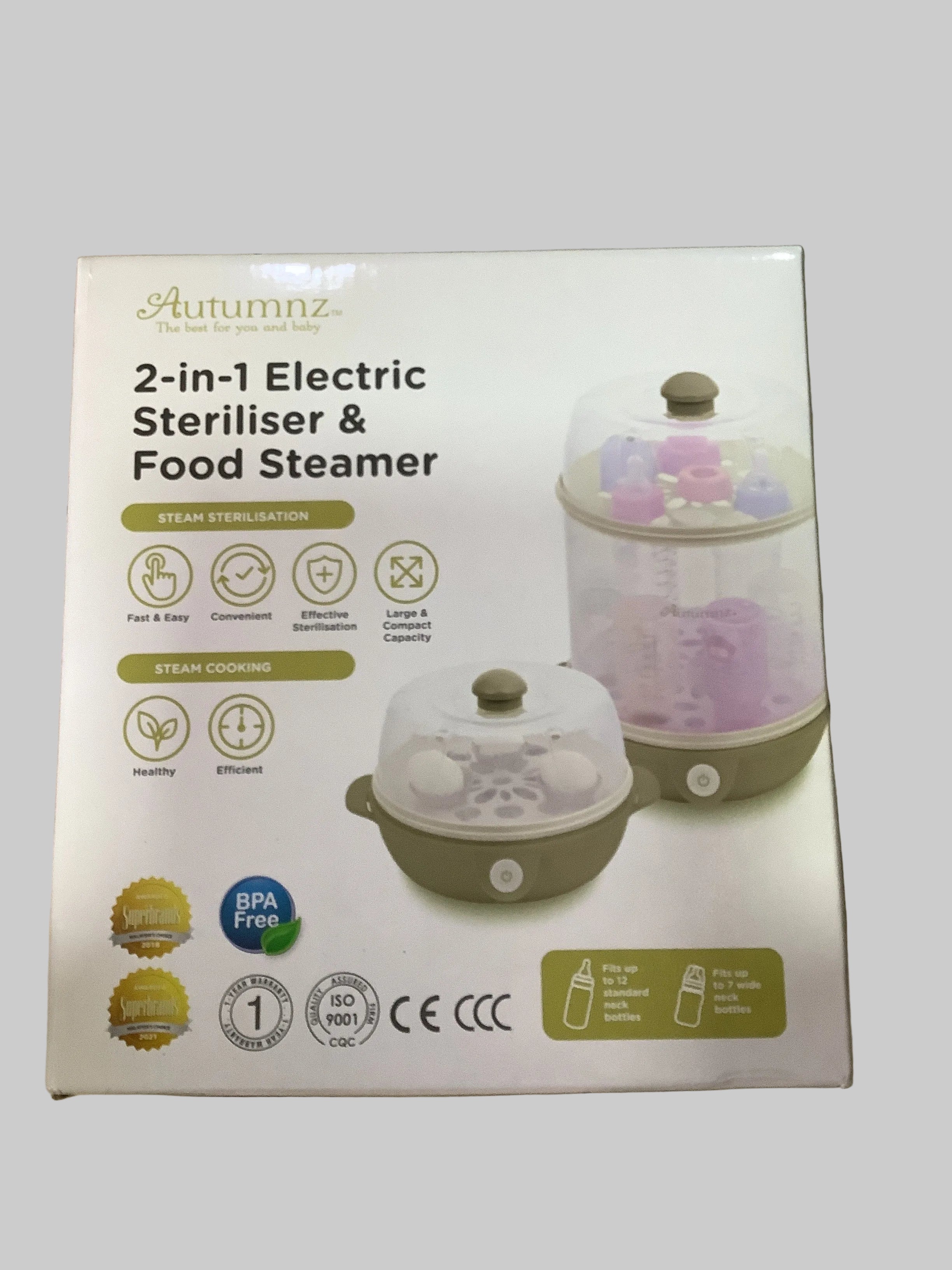 AUTUMNZ 2IN1 ELECTRIC STERILISER