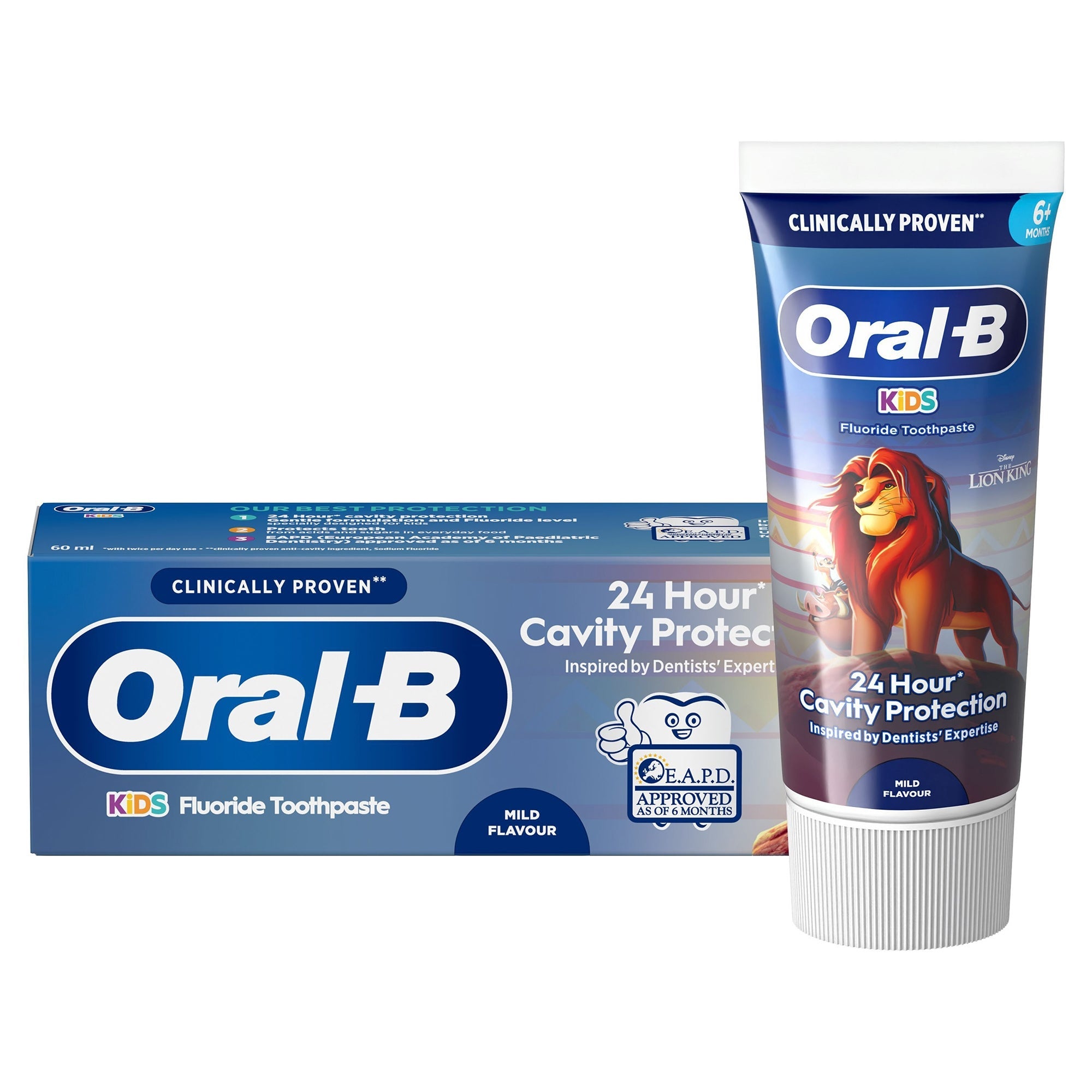 Oral-B Kids Fluoride Toothpaste 60ml (6m+)