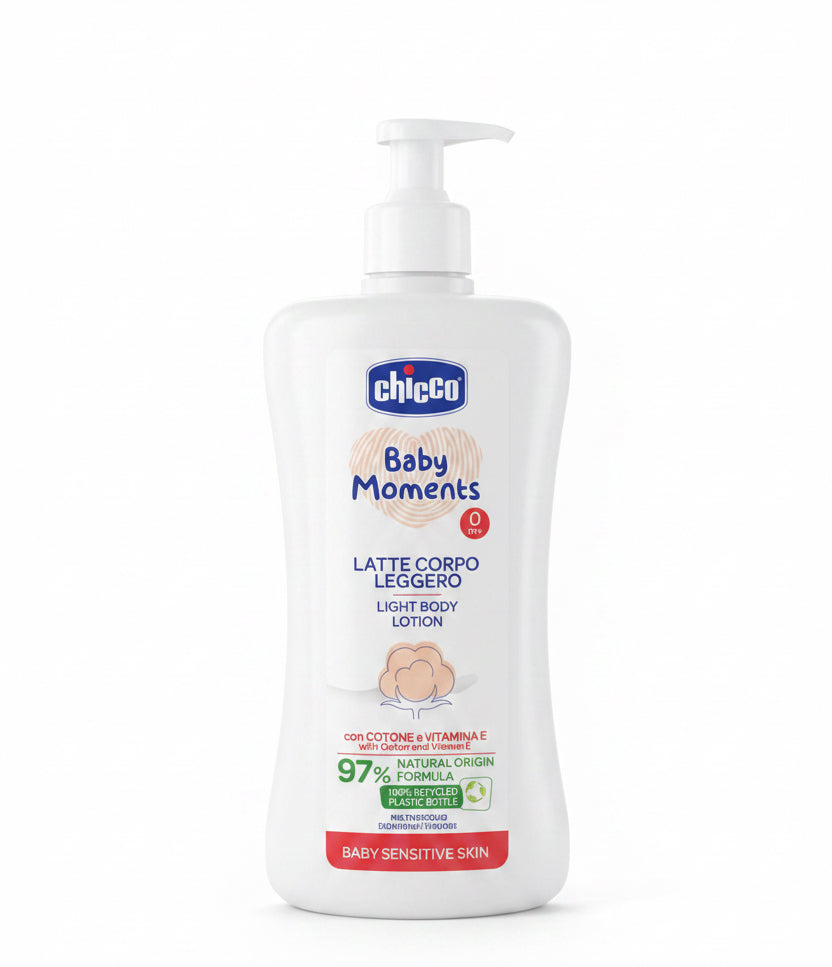 Chicco Baby Moments Light Body Lotion 500ml.