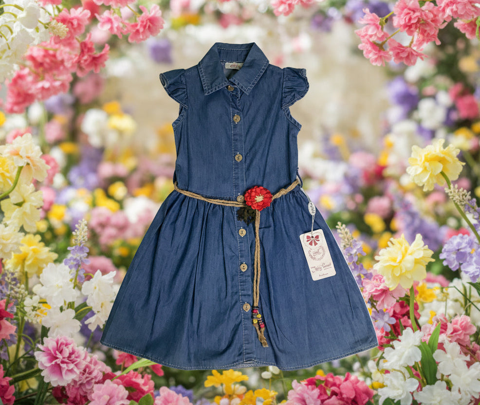 Miss Marylovies Plain Denim Gown.