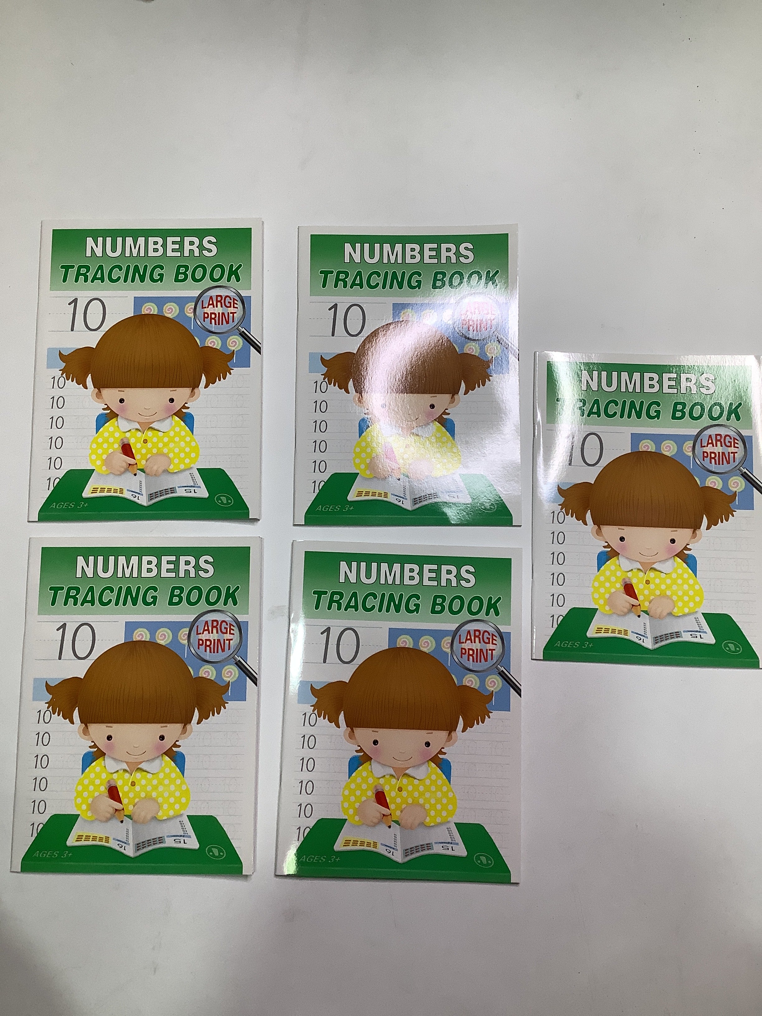 Numbers Tracing Book (Large Print)