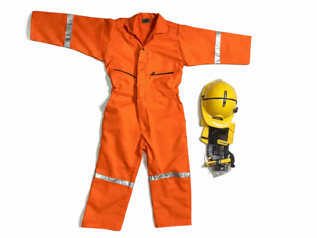 Kids Engineering Coverall & Tools Costume