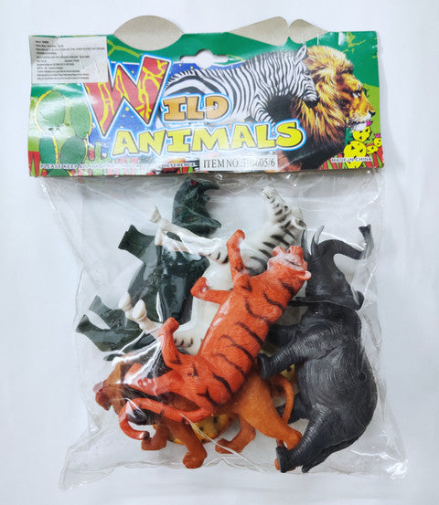 Animal World Colorful Figurine Set