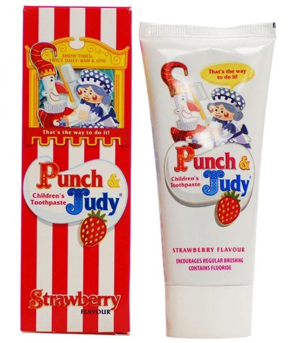 Punch & Judy Strawberry Flavour Toothpaste
