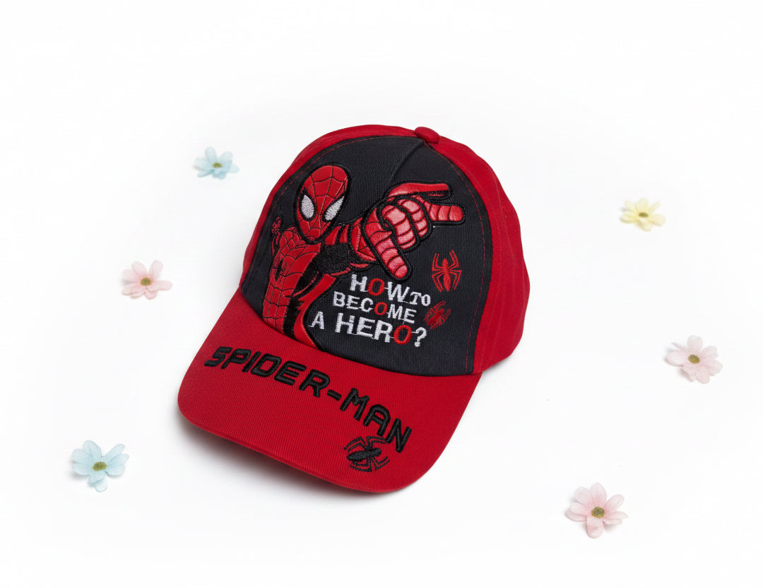 Spiderman Boys Face Cap