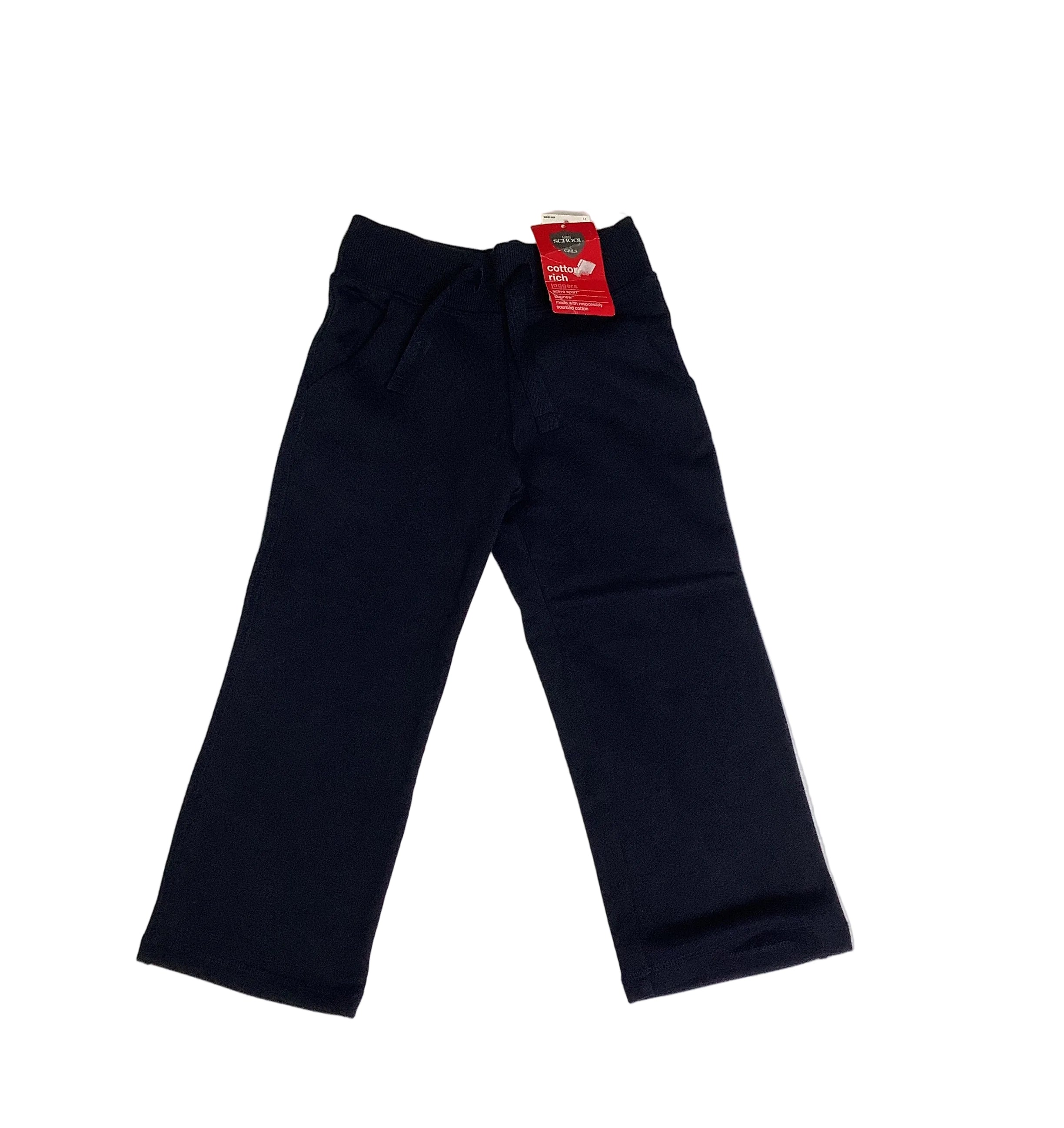 M&S School Girls Cotton Rich Joggers