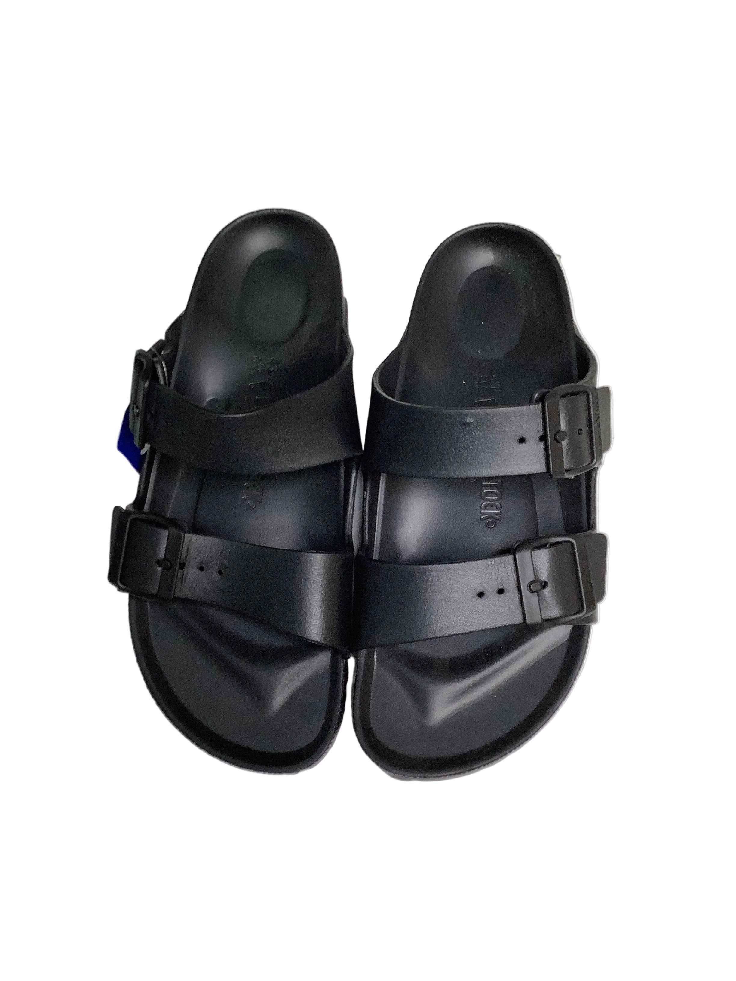 Birkenstock Black Slippers.