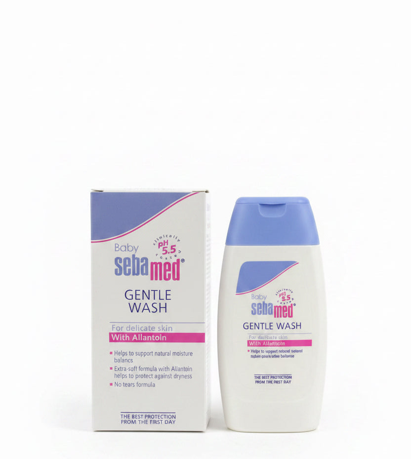Baby SebaMed Gentle Wash With Allantoin (200ml).