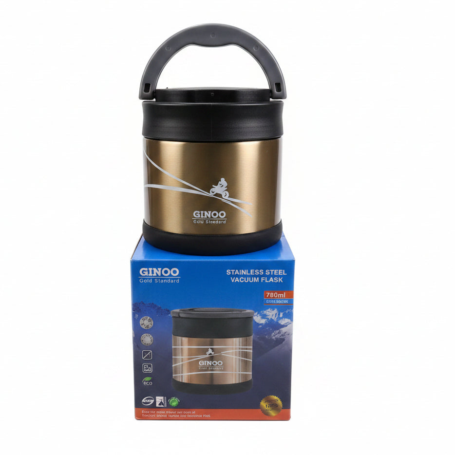 Ginoo Stainless Steel Vacuum Food Flask 780ml.