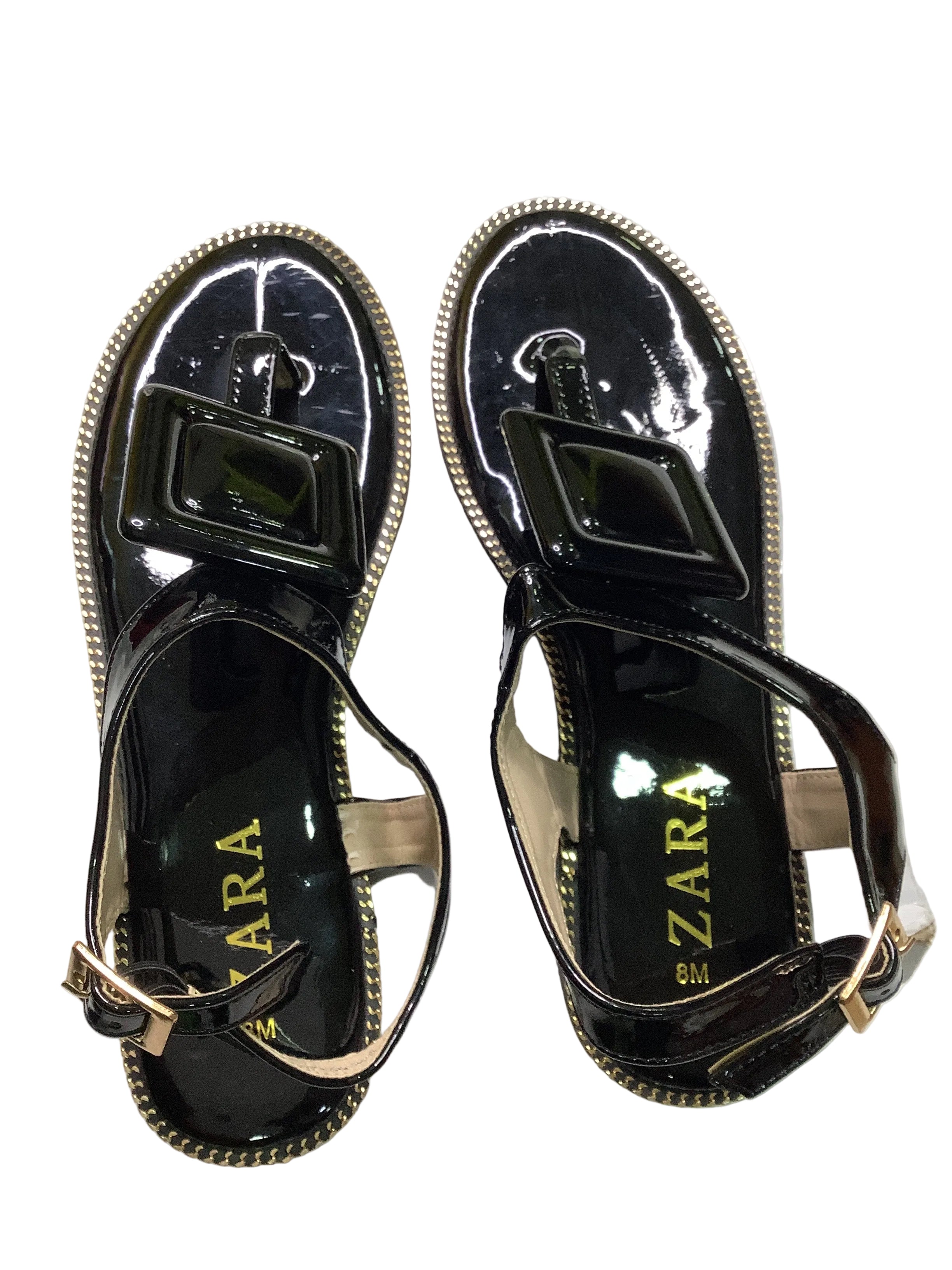 Zara Black Sandals.