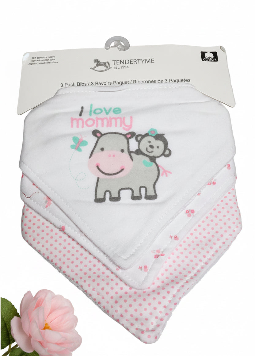 Tendertyme 3 Pack Bibs