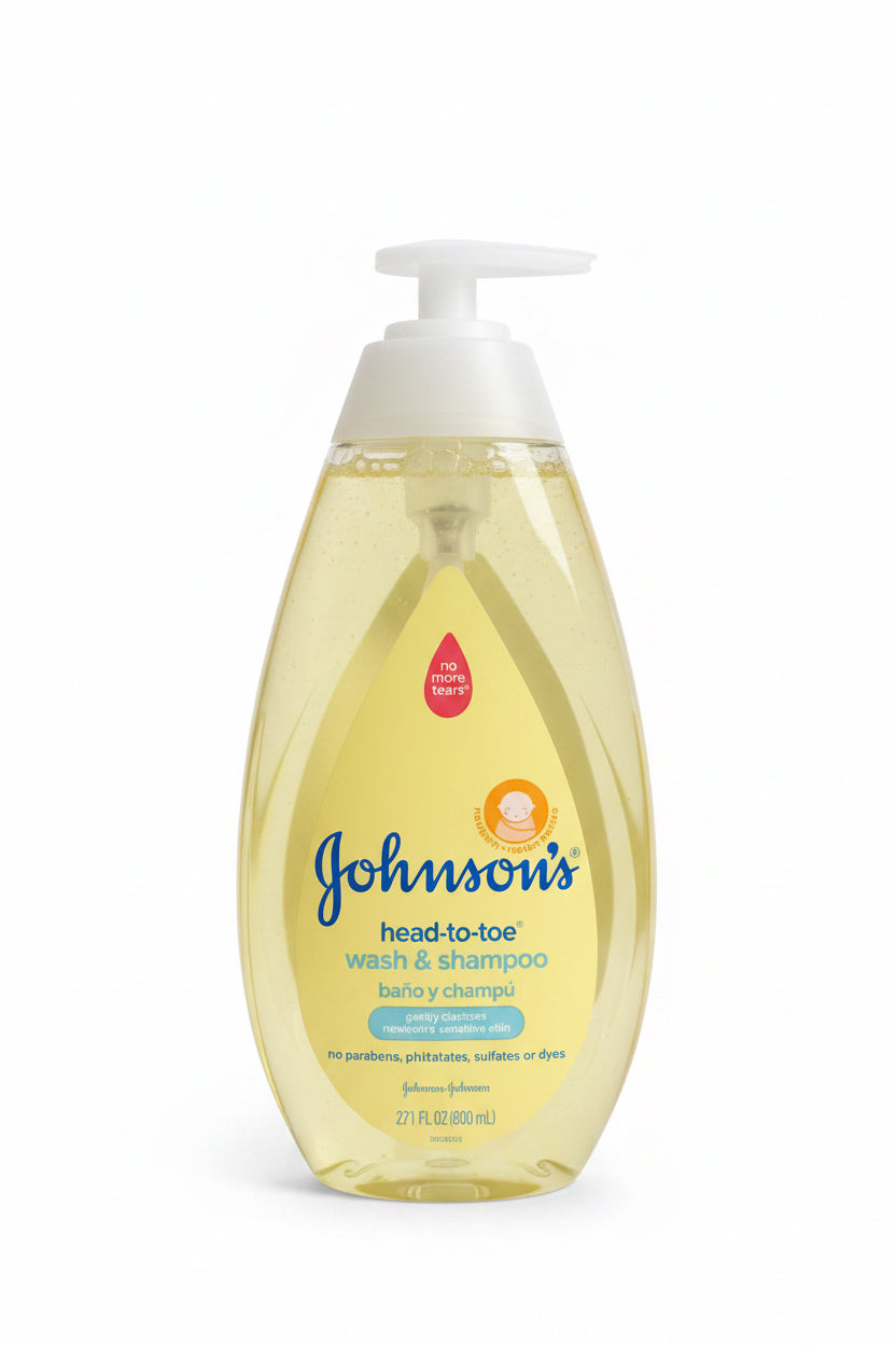 Johnson’s Head-to-Toe Baby Wash & Shampoo 800ml.