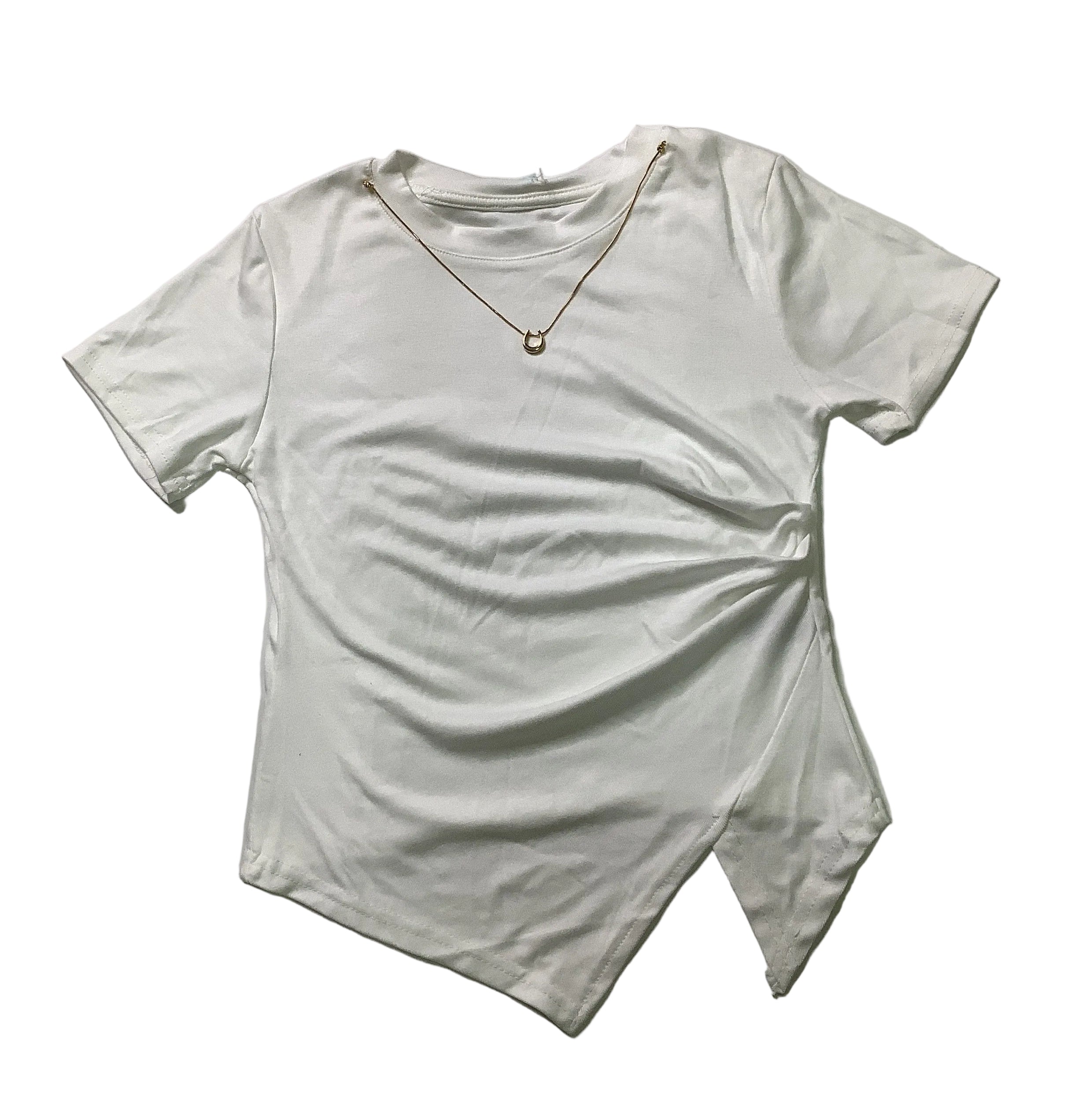 Plain Top With Necklace Girls Top.
