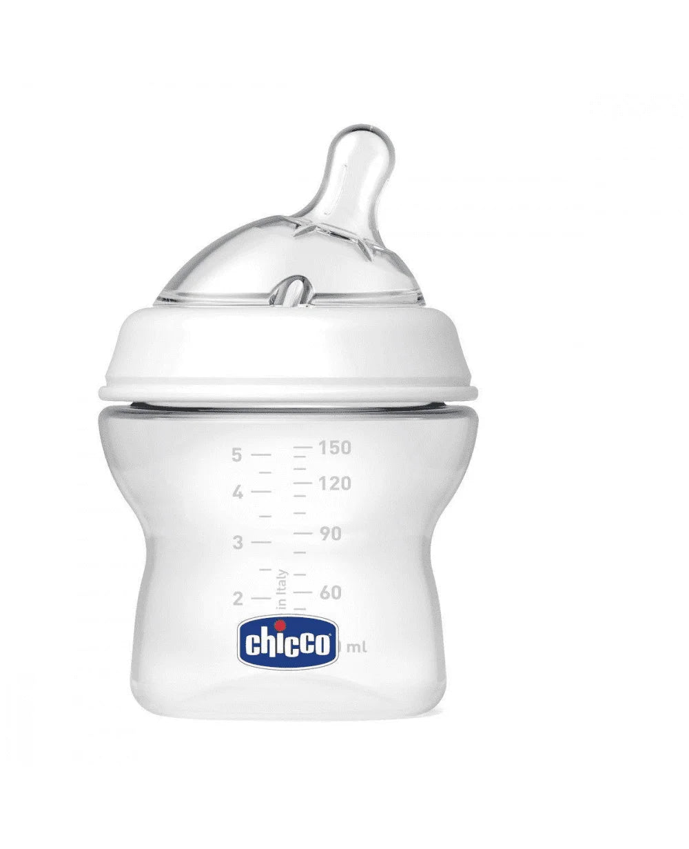 Chicco transparent feeding bottle (0m+)
