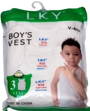 LKY Boy's Vest (3in1 pack)