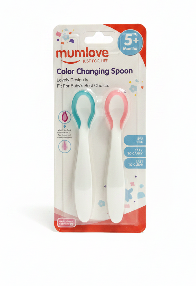 Mumlove Color Changing Spoon 5m+