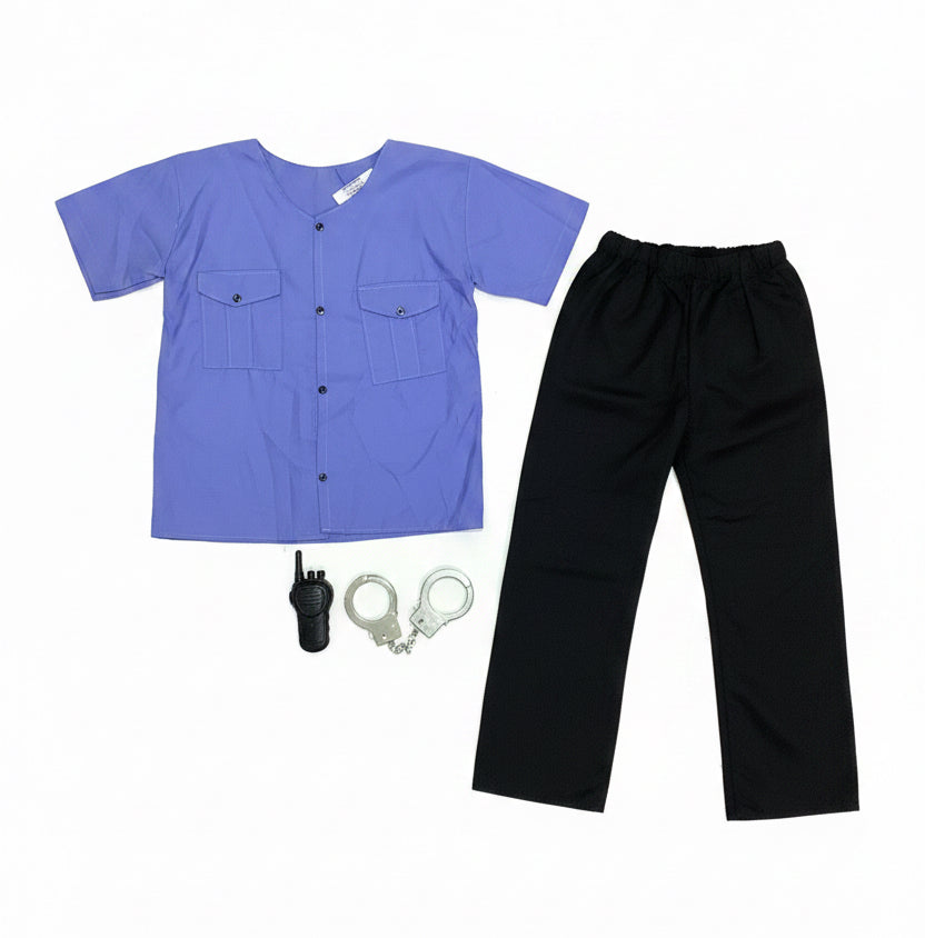 La Sheng Police Officer Career Day Wear Costume.