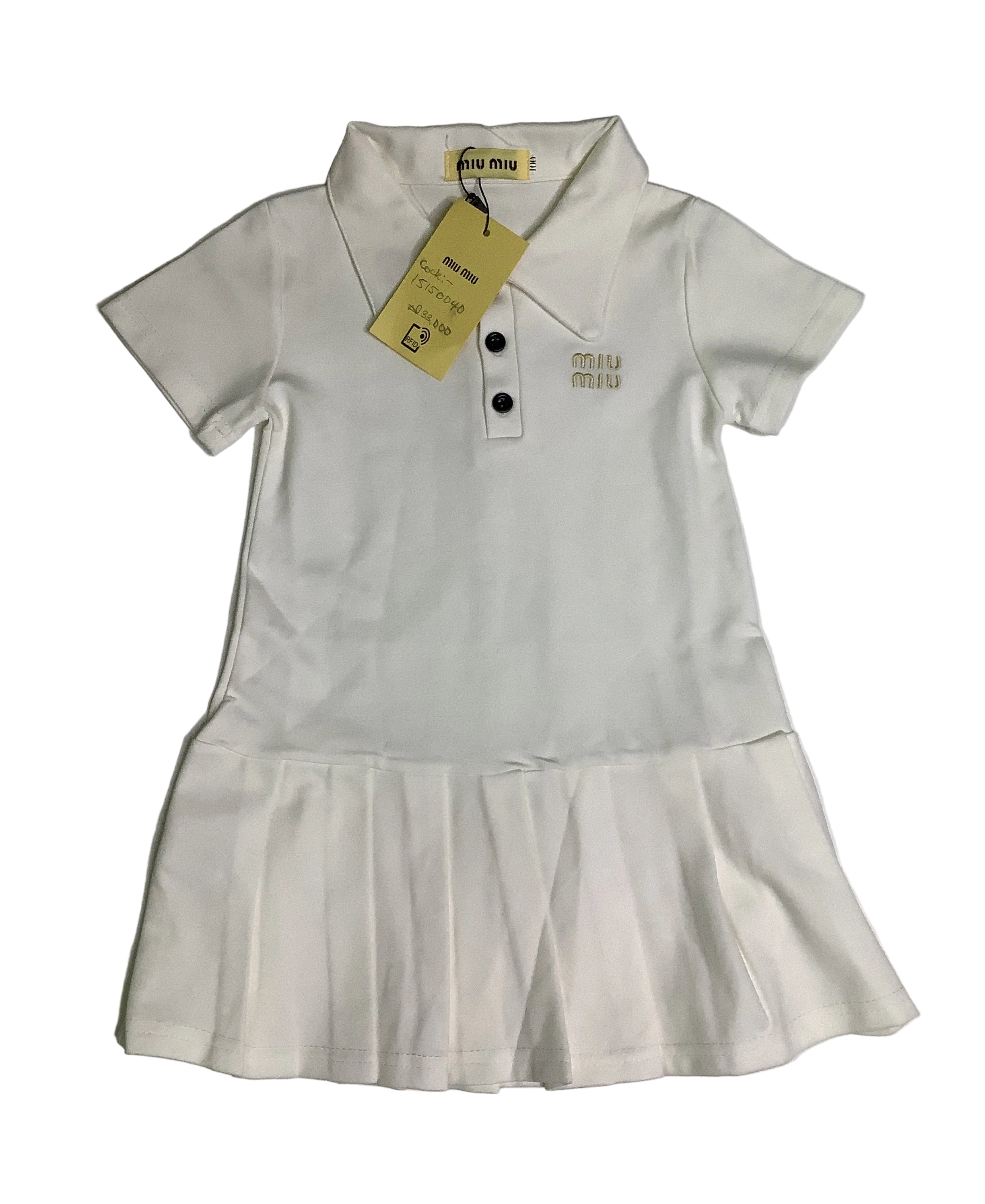 Miu Miu Girls White Gown.