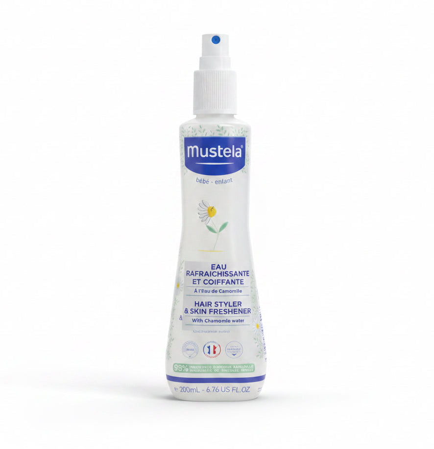 Mustela Hair Styler & Skin Freshener With Chamomile Water France 200ml.