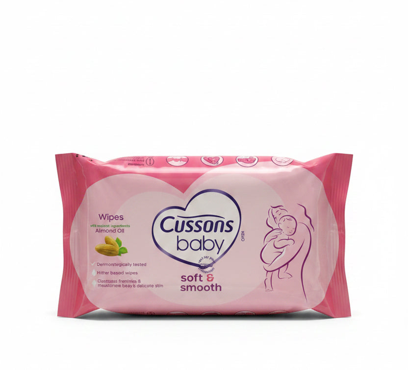 Cussons Baby Soft & Smooth Wipes ( Almond Oil)