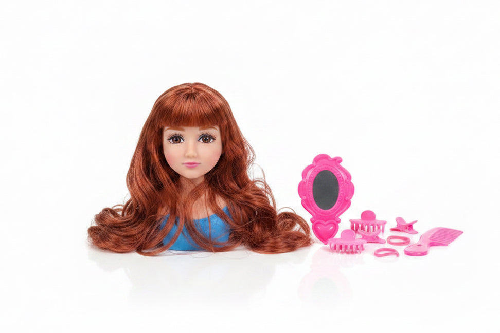 Exquisite Barbie Head Set, 3+