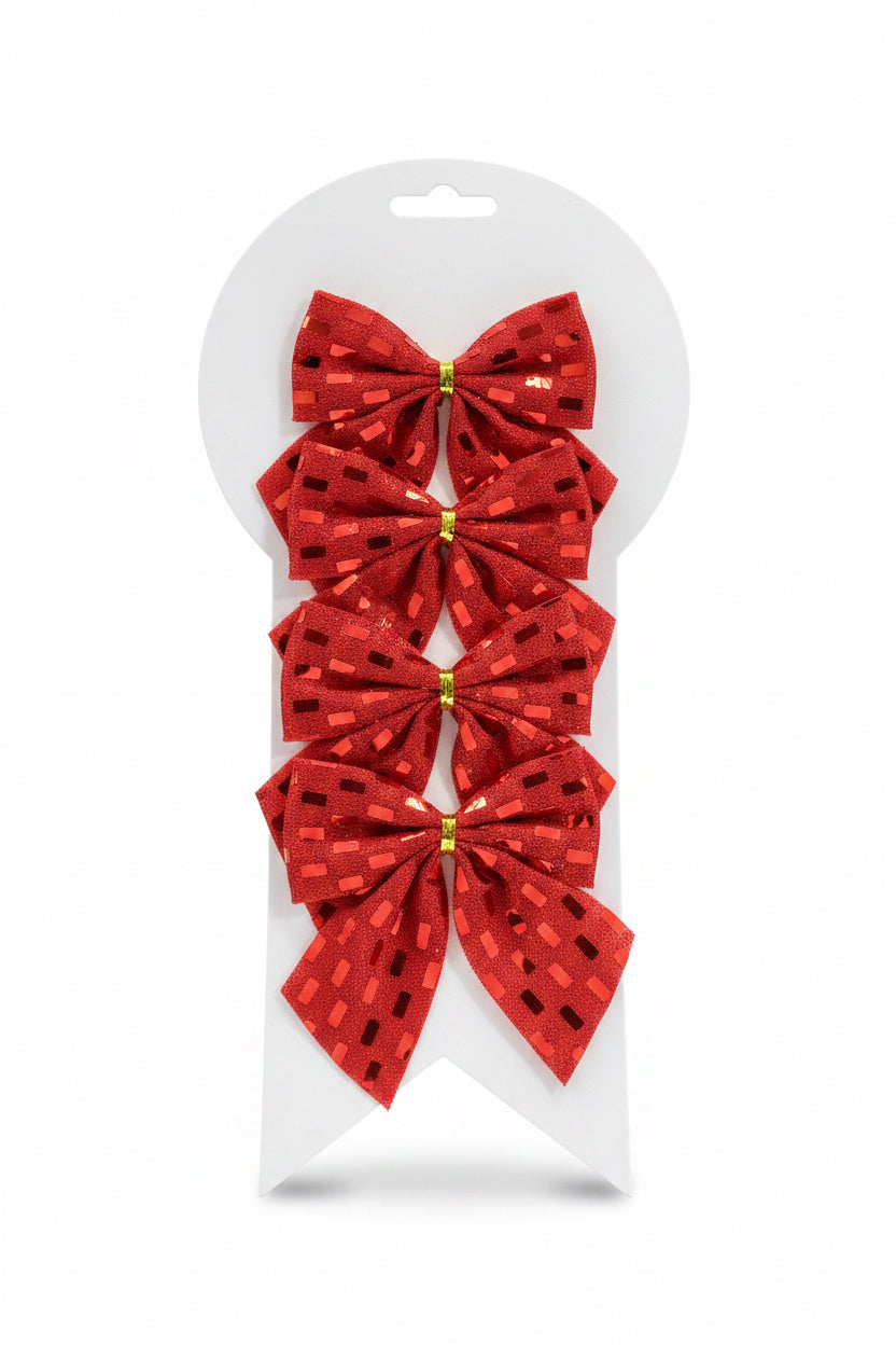 4in1 Bow Tie Christmas Deco
