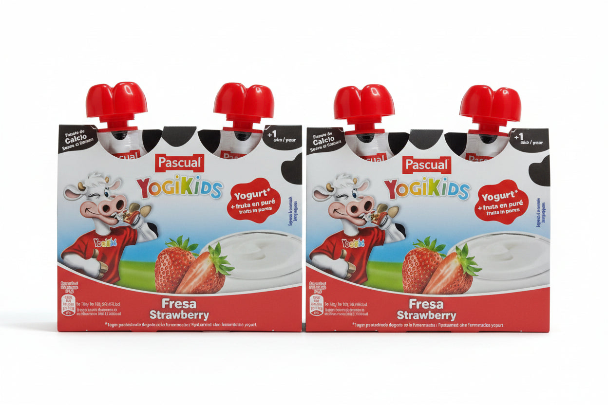 Pascual Yogikids Fresa Strawberry 1yr+ (160g).