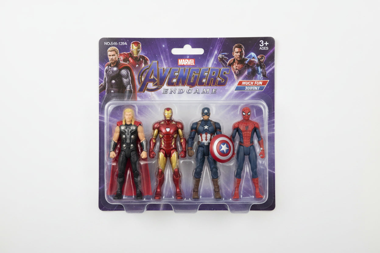 Avengers 4 Characters Toy Set
