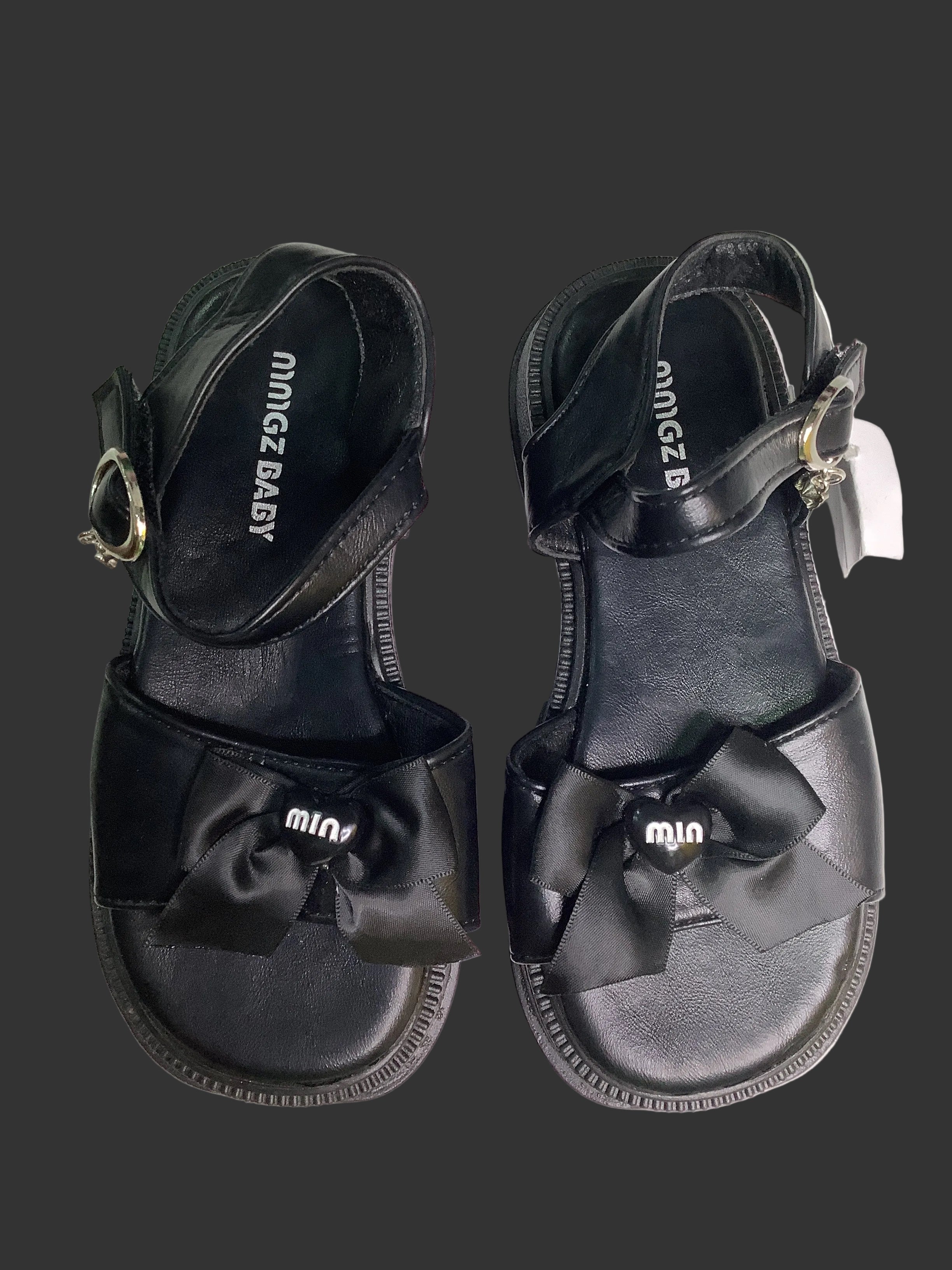 MMGZ Baby Girl's Black Sandals.