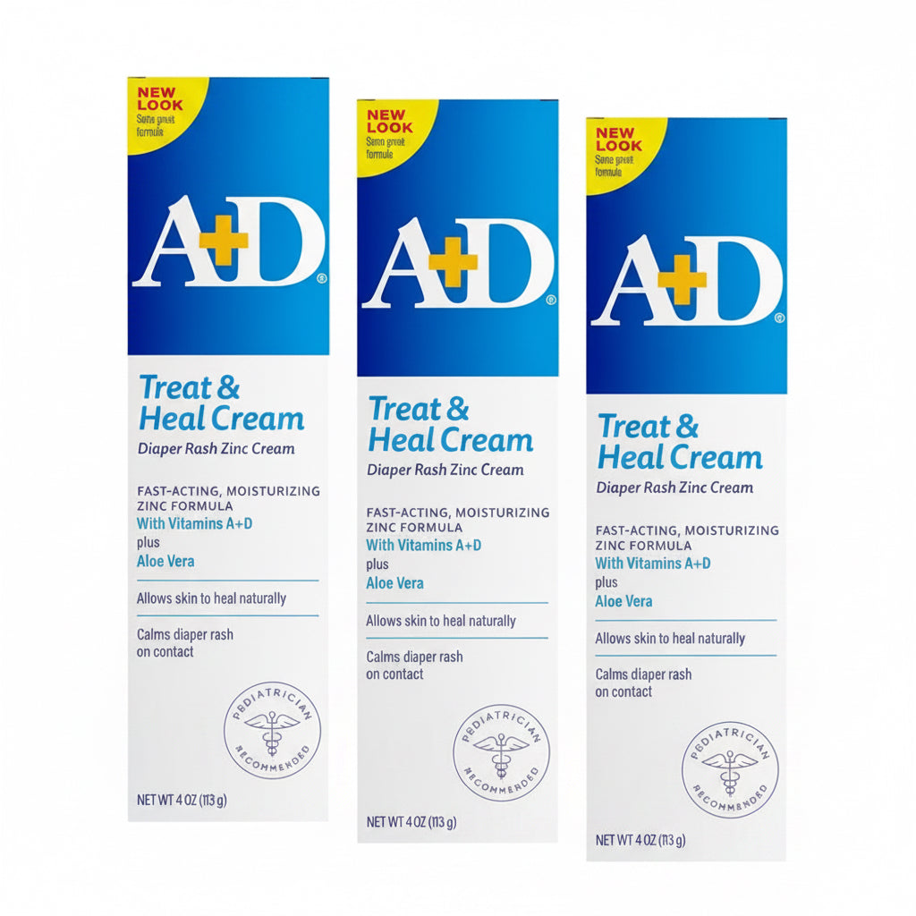 A+D Treat & Heal Diaper Rash Cream 113g