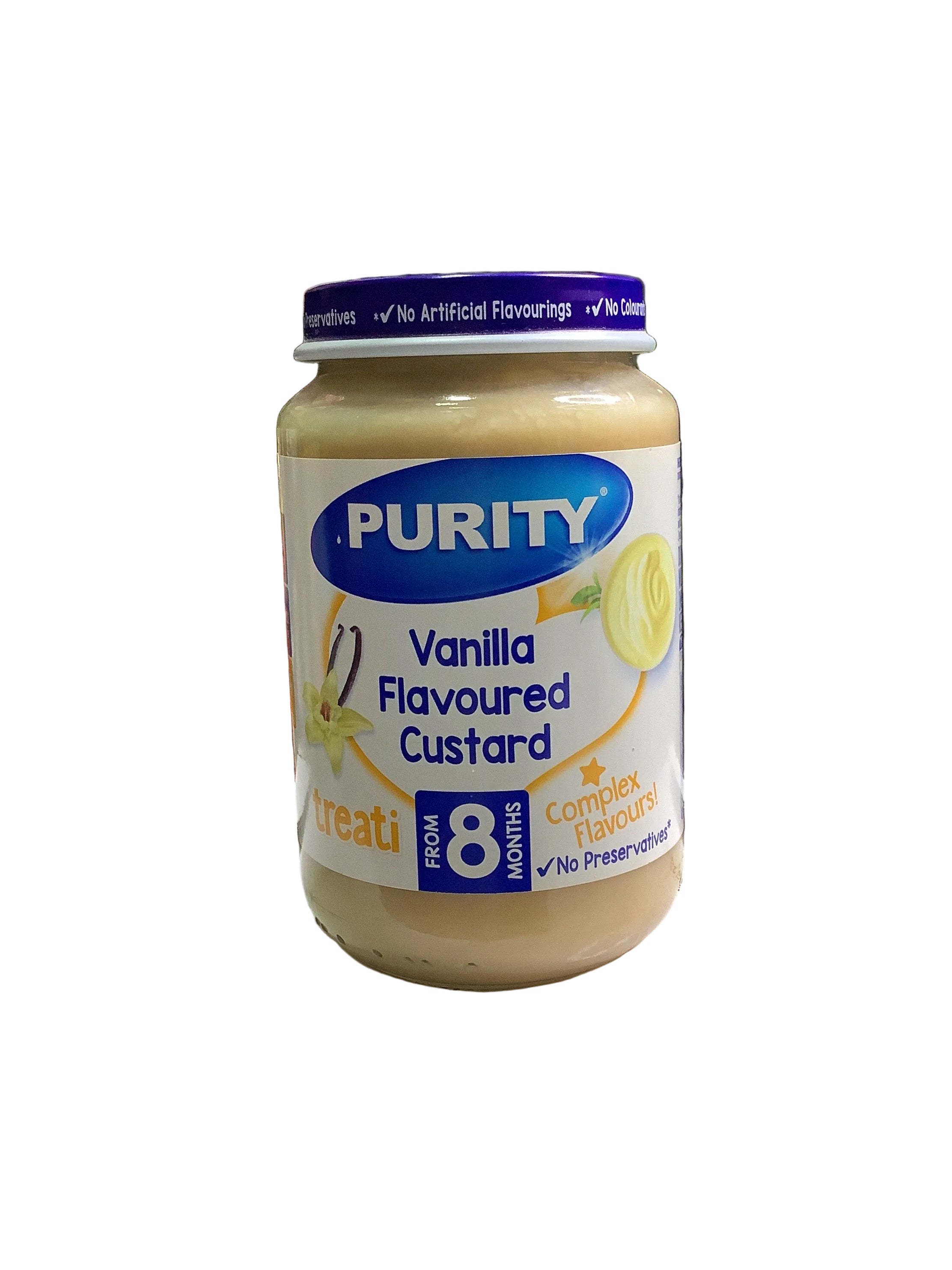 Purity Vanilla Flavoured Custard 200ml.