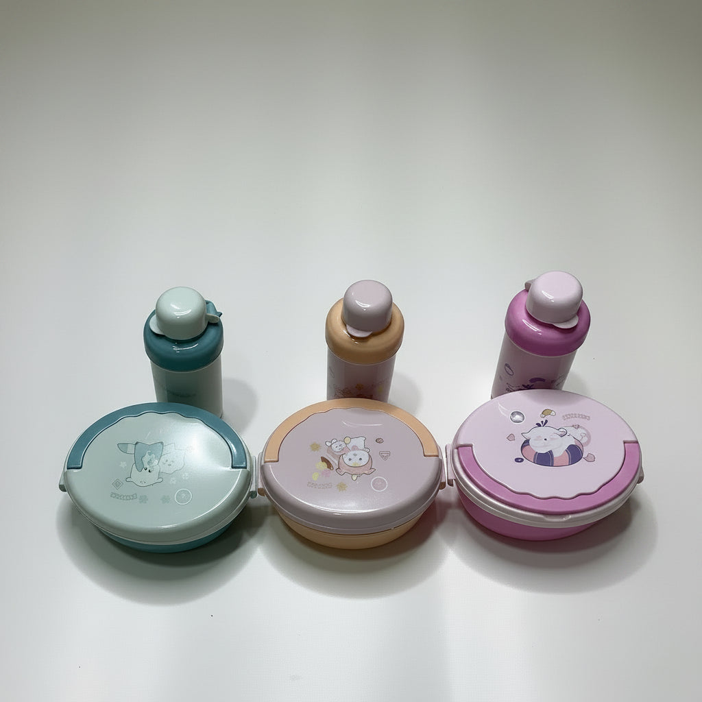 Hongzeyu Lunch Box (Lunch Plate With Water Bottle).