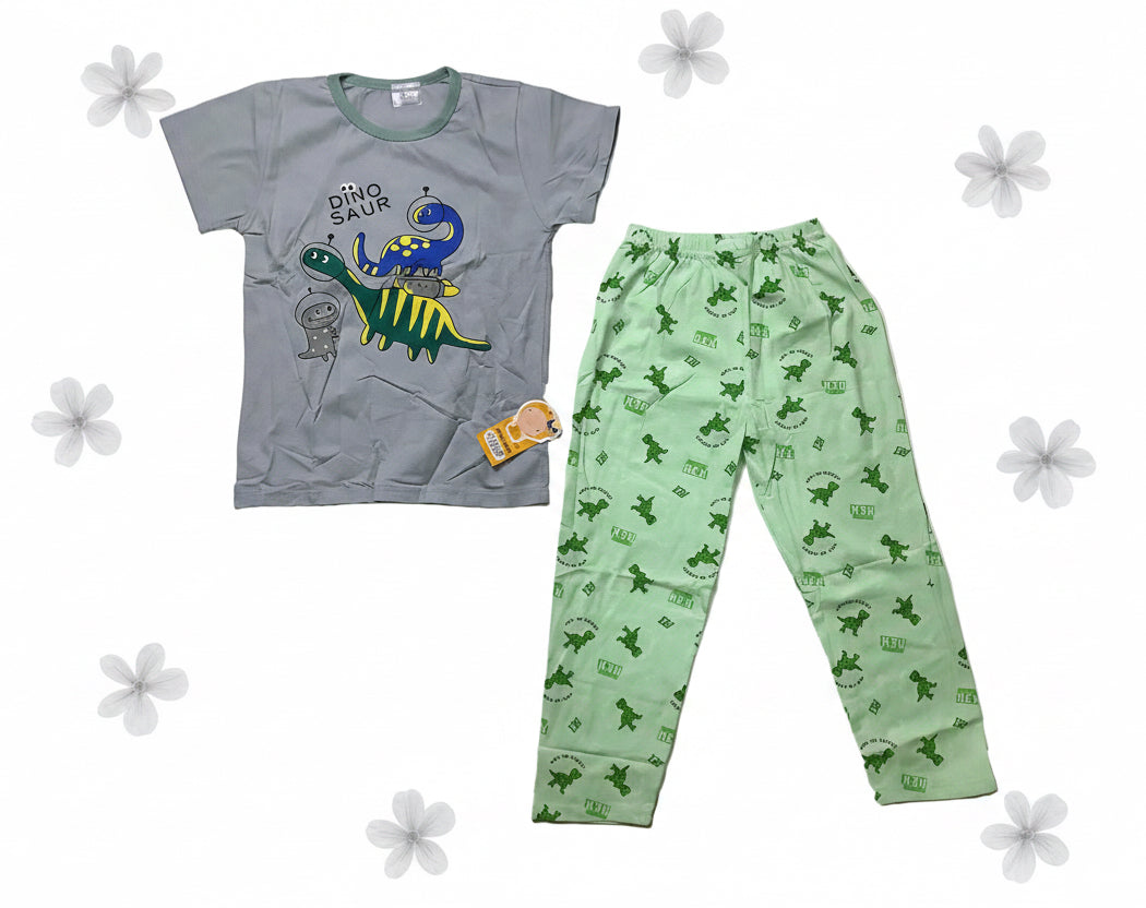 Xin yu xing Boys Short Sleeve Sleep Wear (Pyjamas)