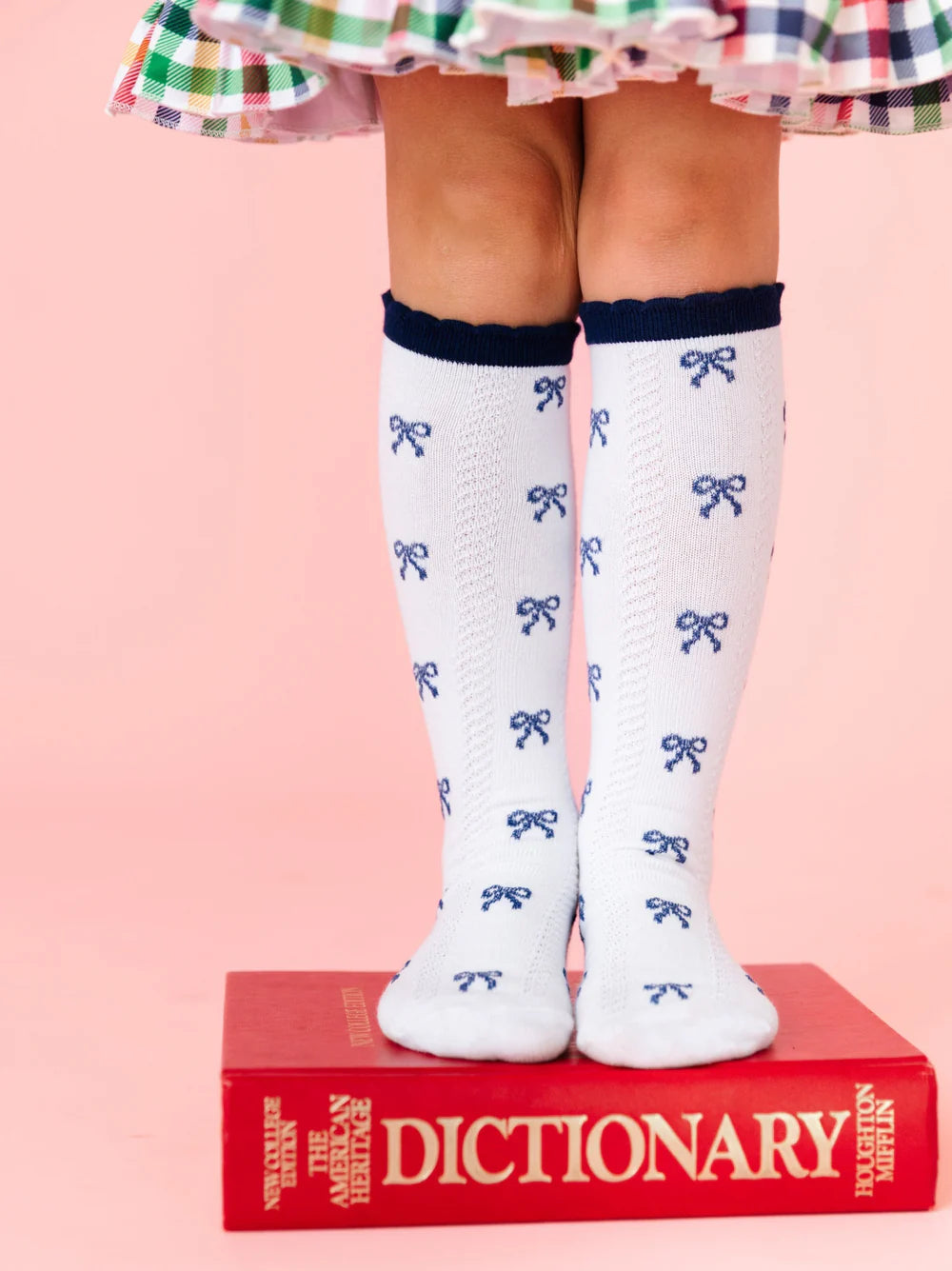 White with blue Socks(2-14year)