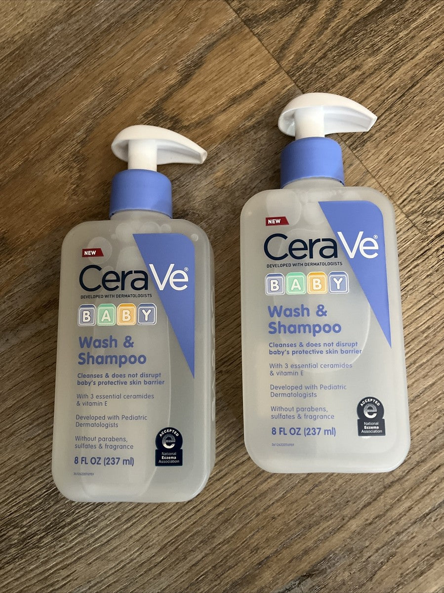 Cera Ve Baby Wash & Shampoo (237ml).