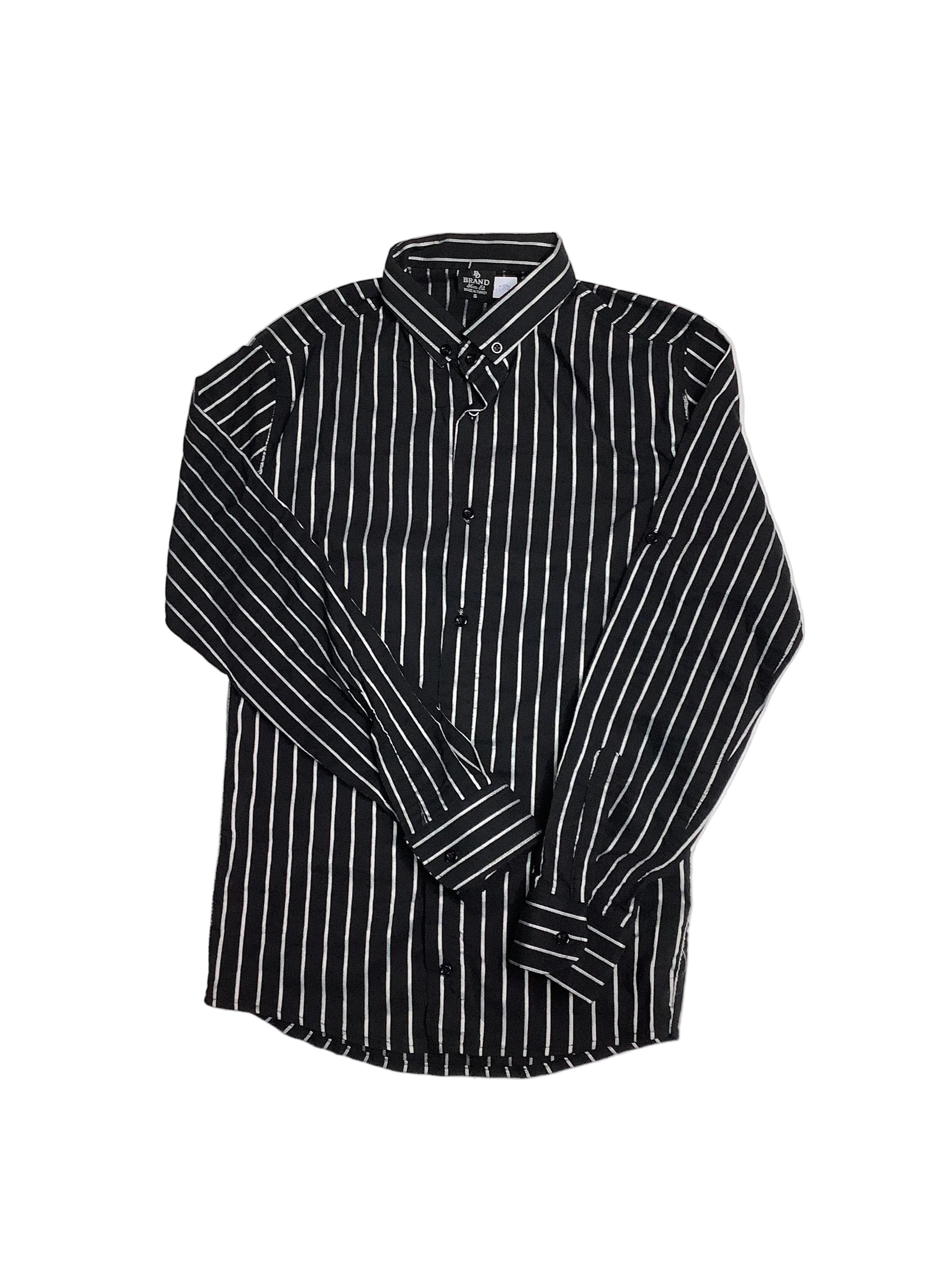 Brand Slim Fit Long sleeve Shirt