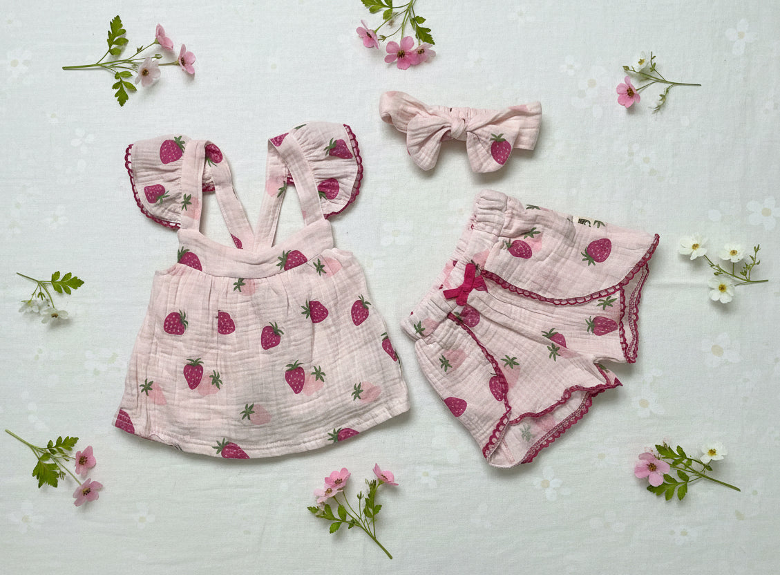 Rabbit Bear Organic Girls 3 Piece set