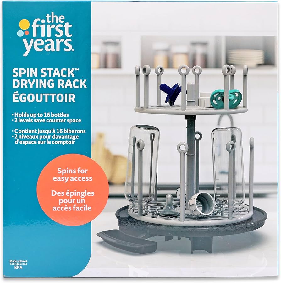 The First Years Spin Stack Drying Rack.