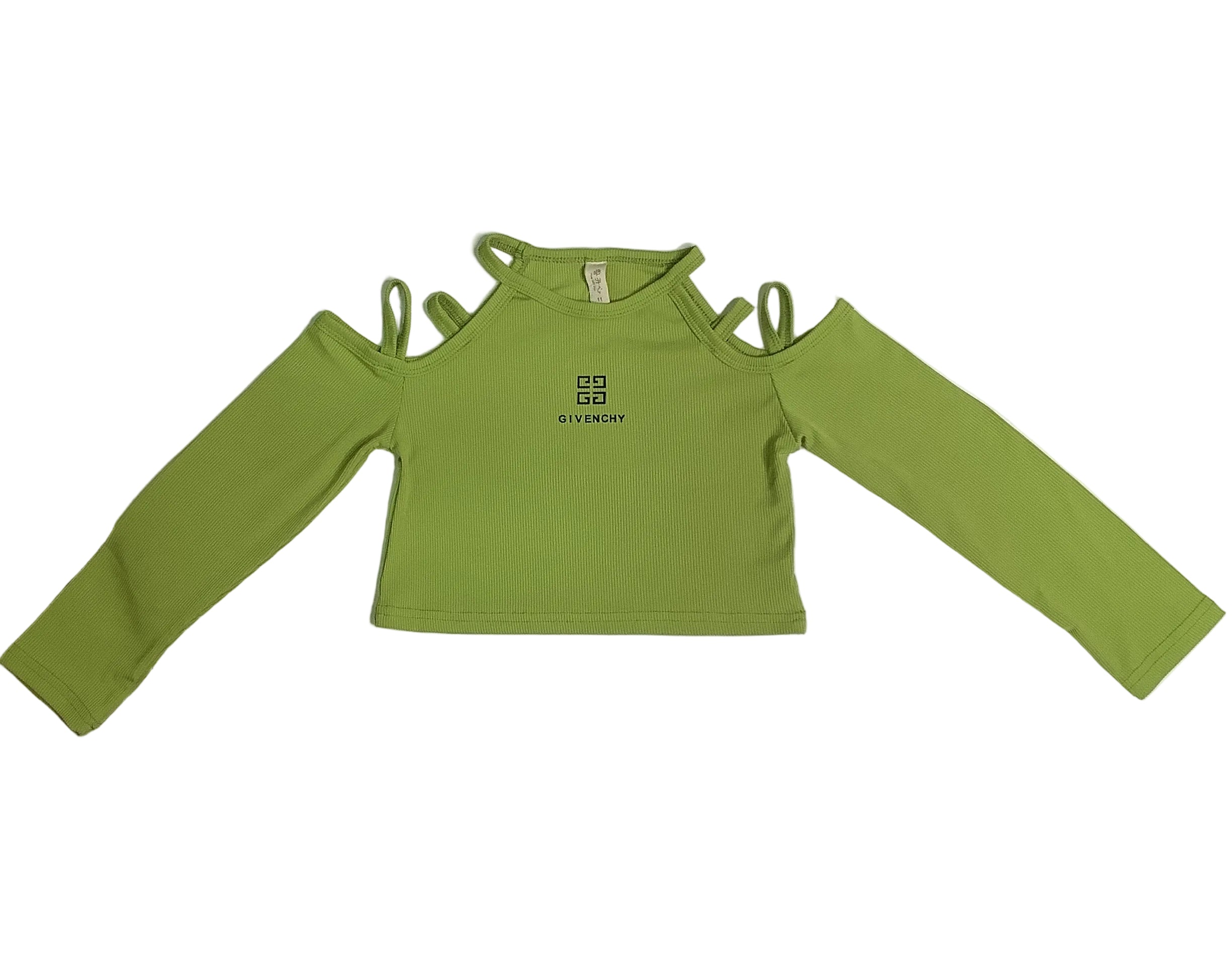 Yue Kai Xin Girls Long Sleeve Crop Top.